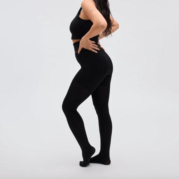 Luxury Shaping Semi-Sheer Rip-Resist Tights - Picture 1 of 8